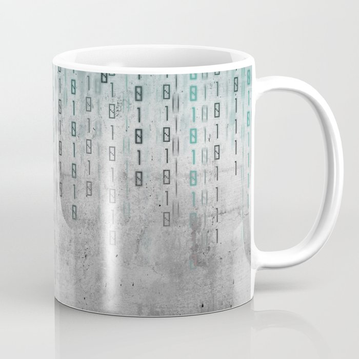 Concrete Binary Code Coffee Mug