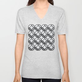 Circle Pattern -Gray01 V Neck T Shirt