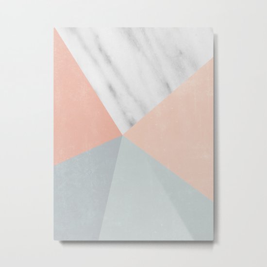 Blossom Geometry Metal Print