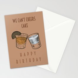 Happy Birthday Shots Stationery Cards