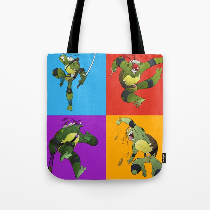 Tmnt Ninja Turtles Tote Bag By Briangrzech Tmnt Ninja Turtles Tote Bag By Briangrzech