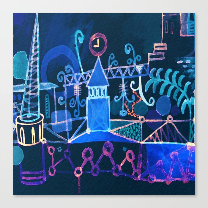 magic city Canvas Print