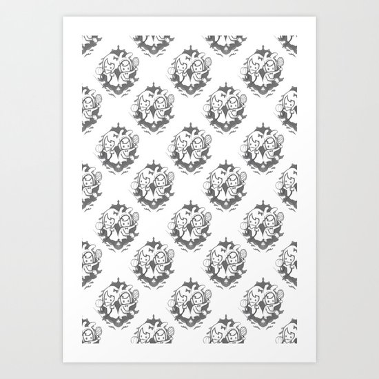 Kuri and Cake at 2012 Art Print