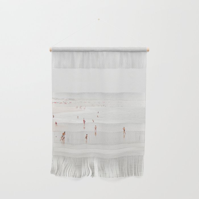 At The Beach (two) - minimal beach series - ocean sea photography by Ingrid Beddoes Wall Hanging