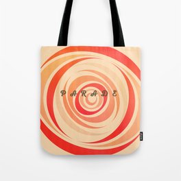 PARADE Elliptical Tote Bag | Design, Graphicdesign, Pattern, Bright, Typography, Geometric, Skateboard, Digital, Happy, Pop Art 
