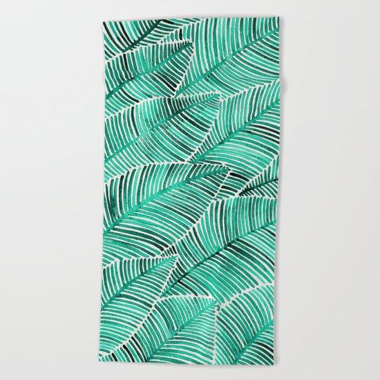 Tropical Turquoise Beach Towel