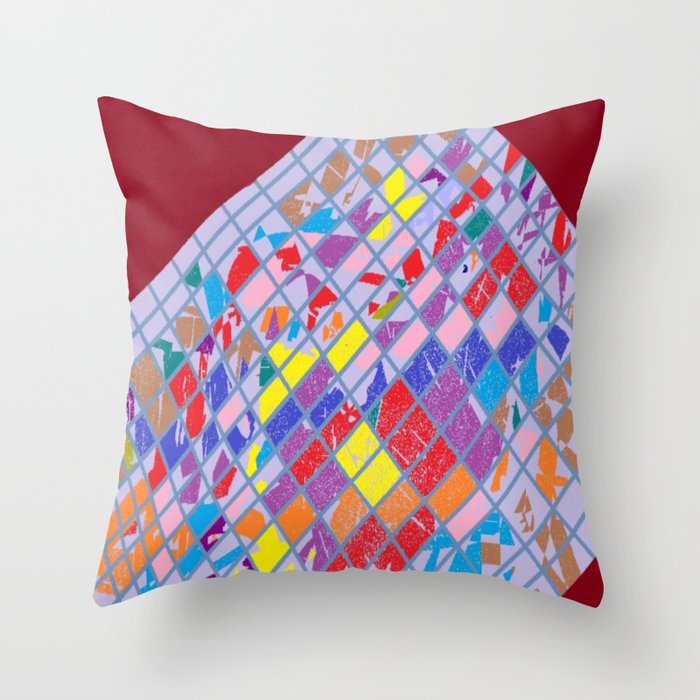 painted room Throw Pillow