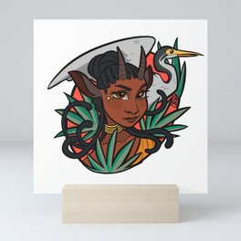 Savannah Girl Mini Art Print