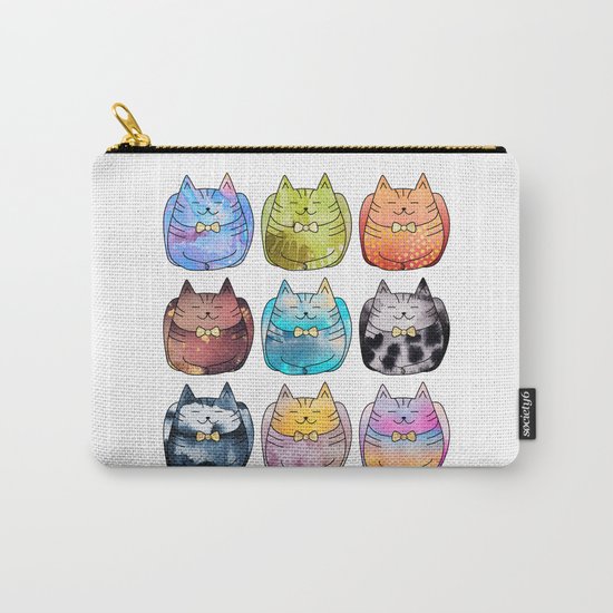 Colorful Cats Carry-All Pouch