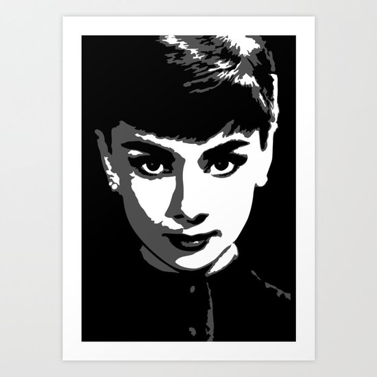 Audrey Art Print