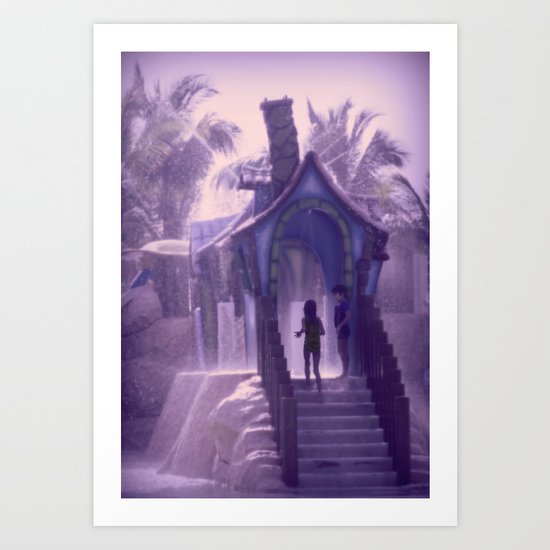 fairy house Art Print