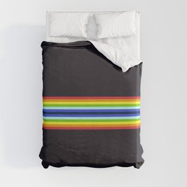 Retro 70s Vintage Style Stripes - Charma Duvet Cover