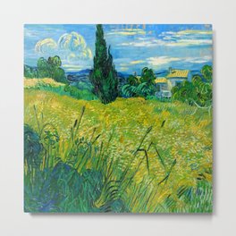 Vincent van Gogh Green Wheat (Green Field), 1889  Metal Print