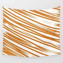  Pumpkin stripes background Wall Tapestry