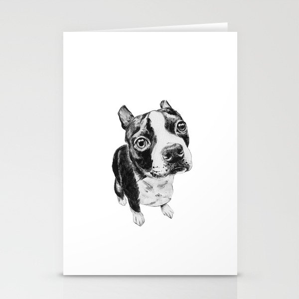 Ollie the Boston Terrier Stationery Cards