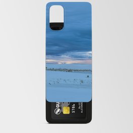 White Sand Winter Storm Android Card Case