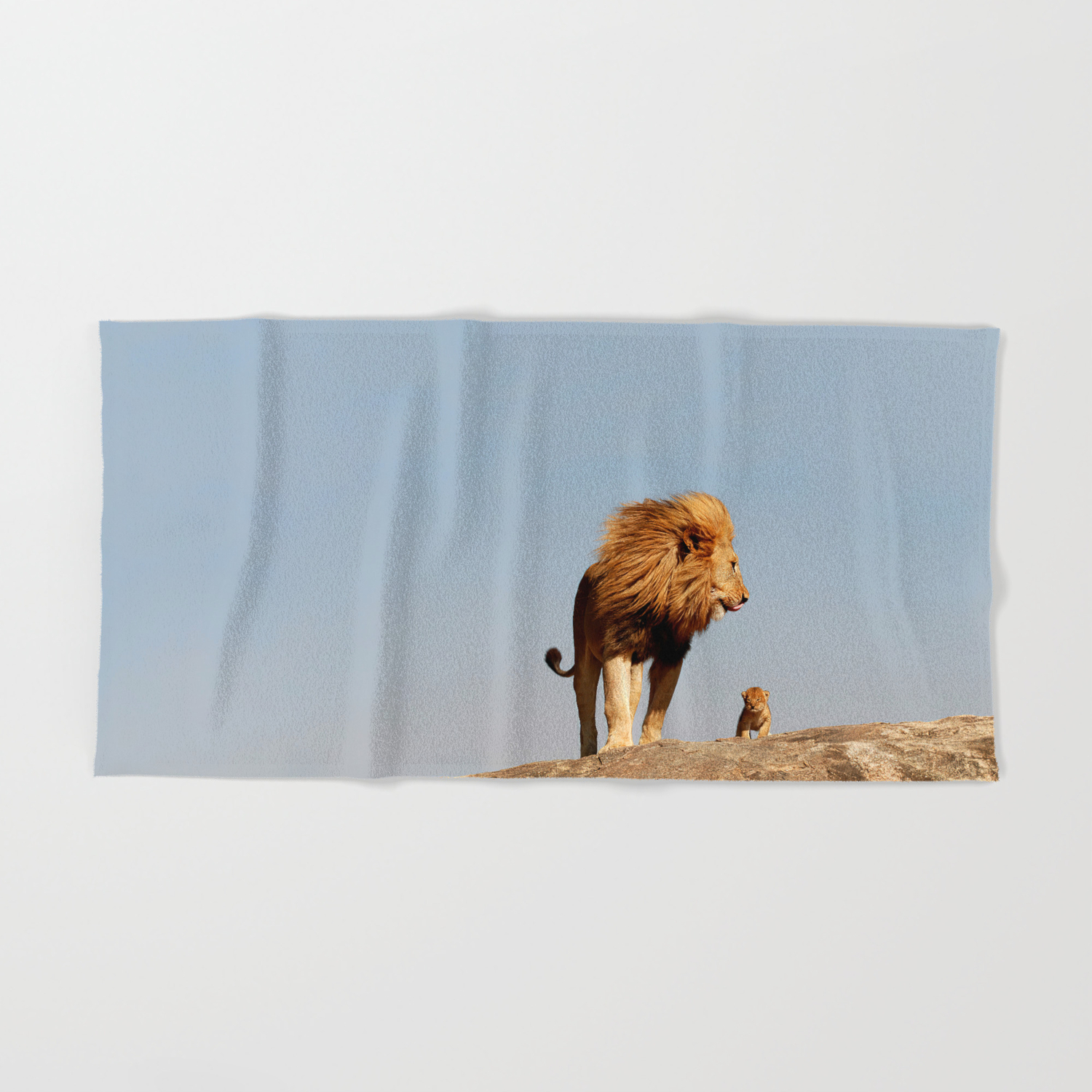 Lion Animal Hand & Bath Towel by Dainton Young | Society6