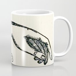 Illustration of a Hand and Sword From Magical Apparatus and Illusions  Coffee Mug