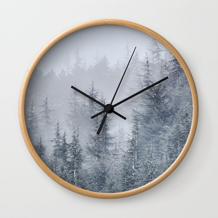 Early moorning... Into the woods Wall Clock