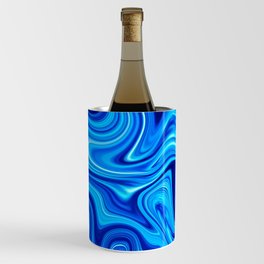 Ocean blue marble Wine Chiller