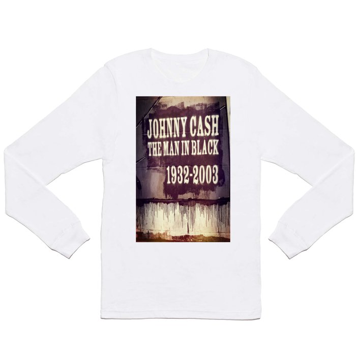 Johnny Cash Long Sleeve T Shirt