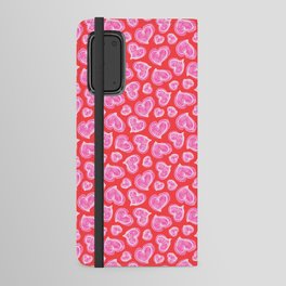 SCRIBBLE HEARTS LOVE PATTERN Android Wallet Case