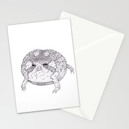 Round boy (desert rain frog) Stationery Cards