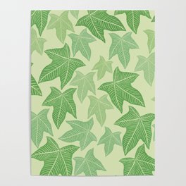 Kukui Leaves - Green Poster