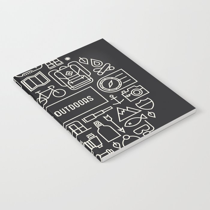 Great Outdoors Inverted Notebook
