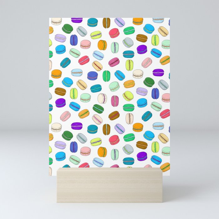 Macaron Pattern Mini Art Print