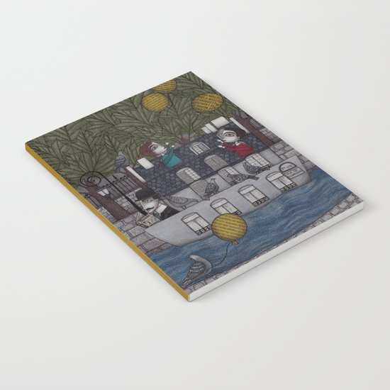 Yellow Balloons Notebook