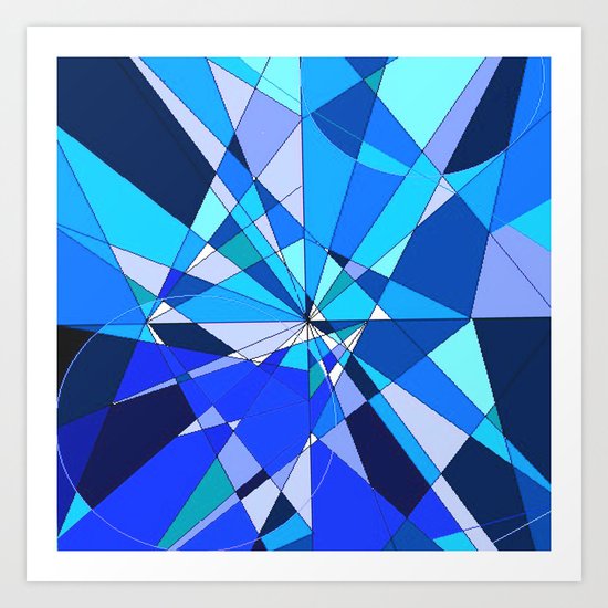 Broken Glasses Art Print