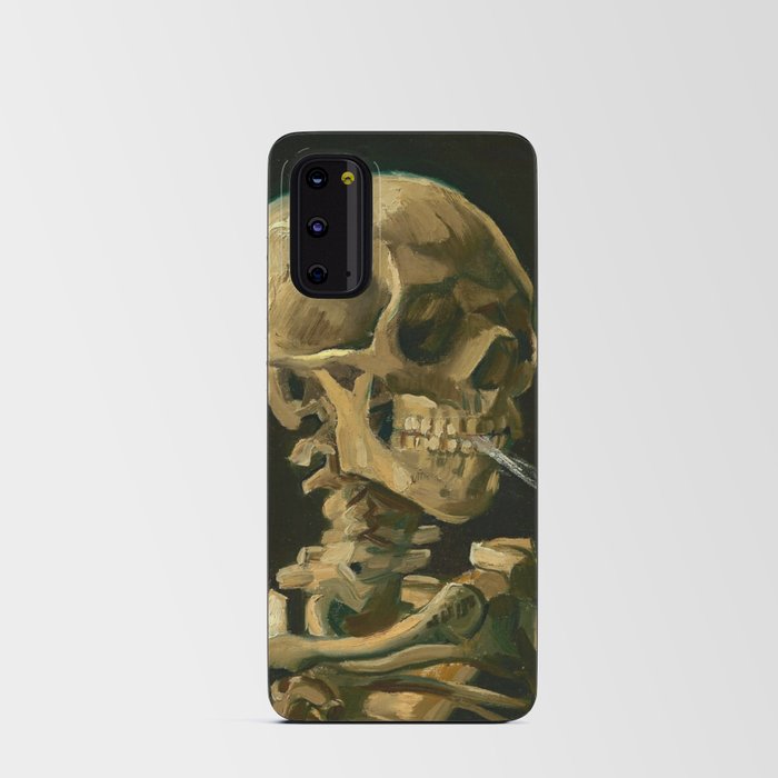Vincent Van Gogh Skull of a Skeleton with Burning Cigarette Android Card Case