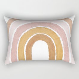 painted rainbow Rectangular Pillow