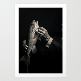 A Fish Rots From the Head Down Art Print