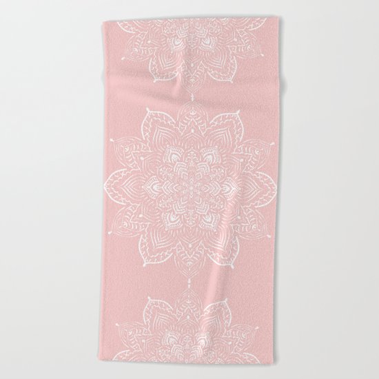 Winter Spirit - Blush Beach Towel