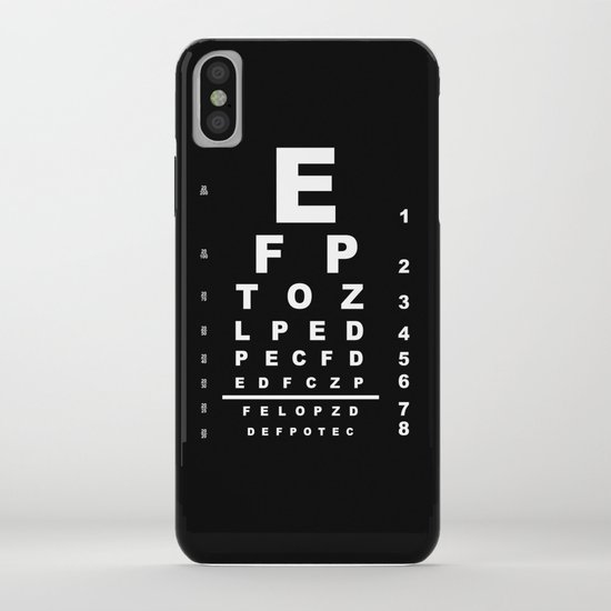 Inverted Eye Test Chart Iphone Case By Homestead Society6