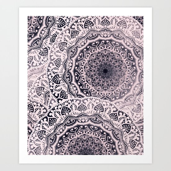 BOHOCHIC GIRL MANDALAS Art Print
