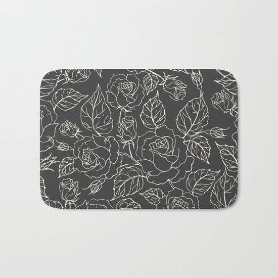 flowers everywhere Bath Mat