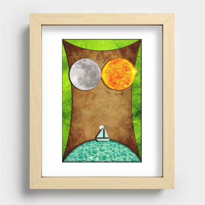 MOTHER EARTH Recessed Framed Print