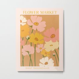 Flower Market - Ranunculus #1 Metal Print