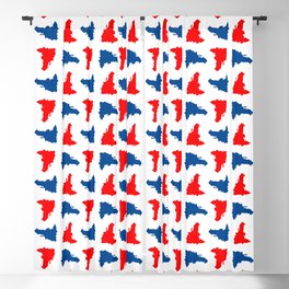 Shape Of Country : Dominican Republic 2 Blackout Curtain