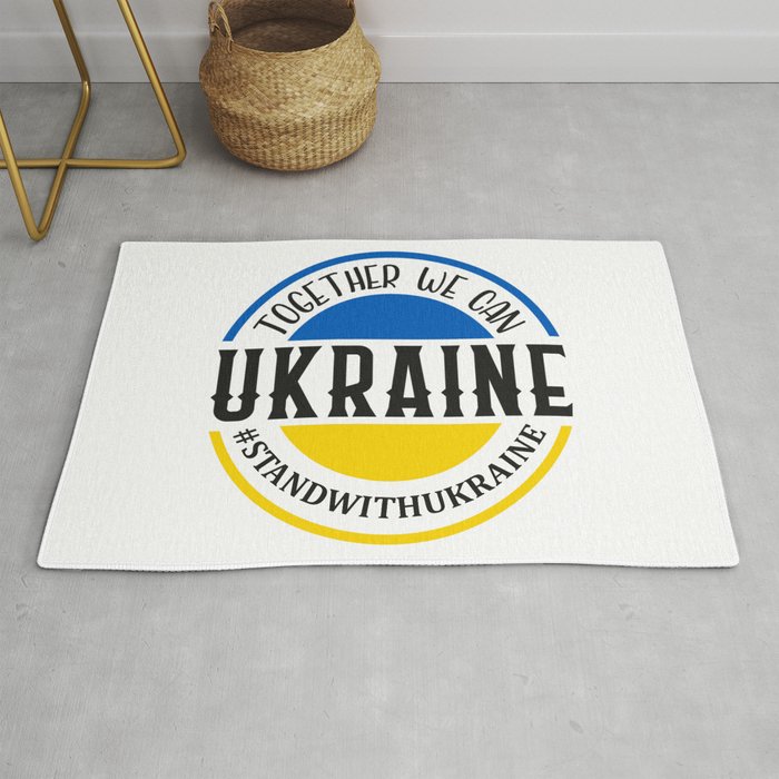 Together We Can Ukraine Rug