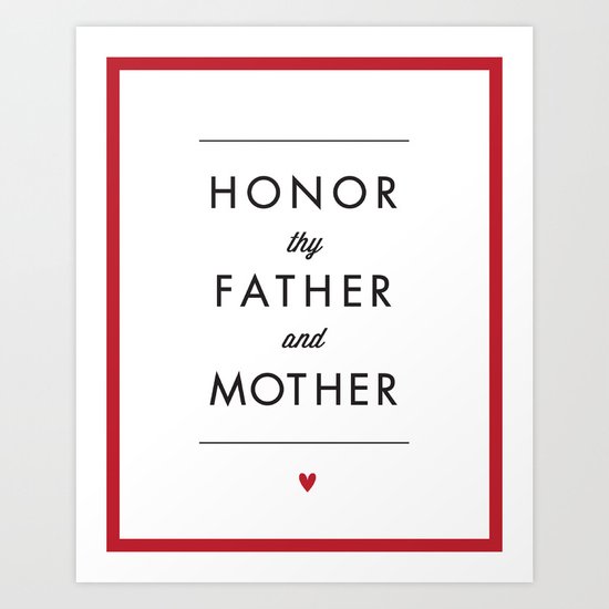 Honor Art Print