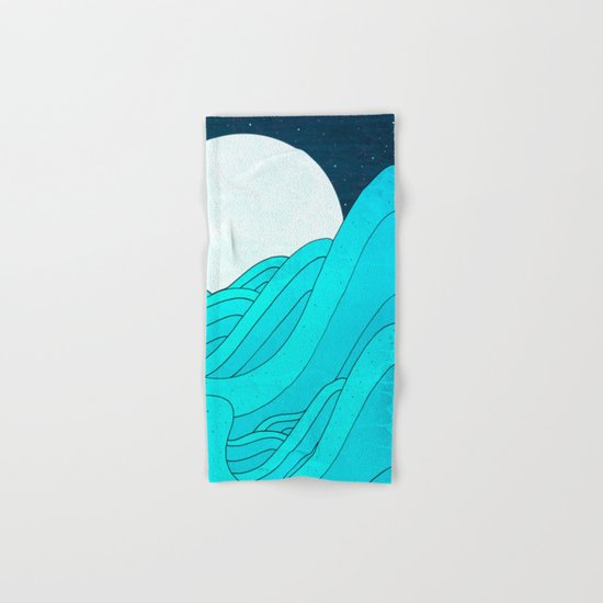The Moon and the Sea Hand & Bath Towel