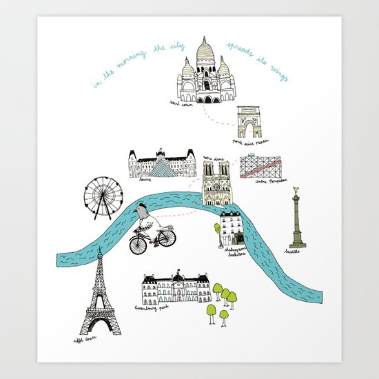 Morning In The City Art Print