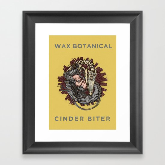 Cinder Biter Framed Art Print