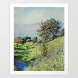 Claude Monet "Coup De Vent" Art Print