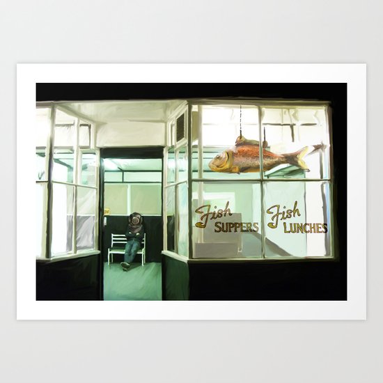 It's a waiting game Art Print