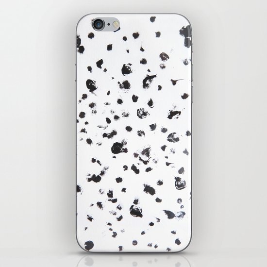 Black Dots iPhone & iPod Skin
